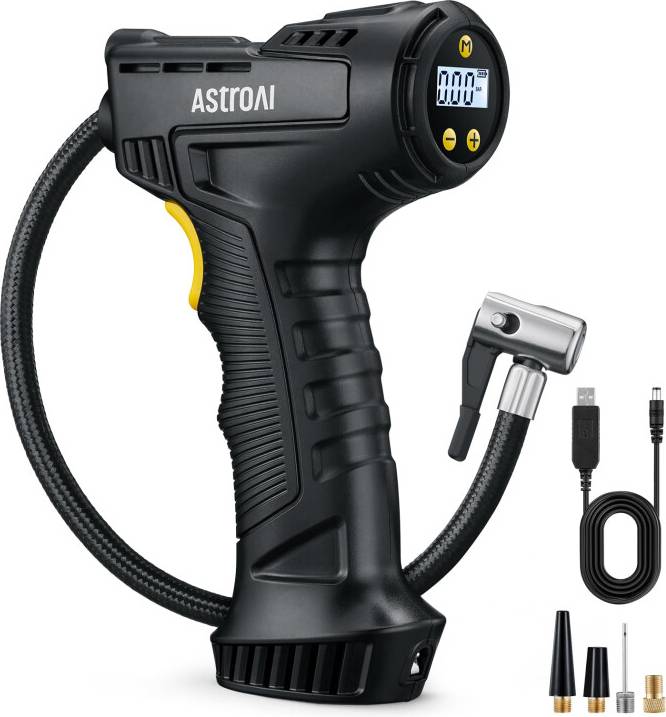Tyre inflator AstroAI Car Tyre Inflator USB Rechargeable