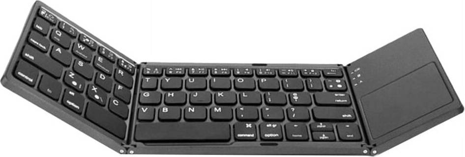 Mini android tablet Portable Mini Three Folding Bluetooth Keyboard