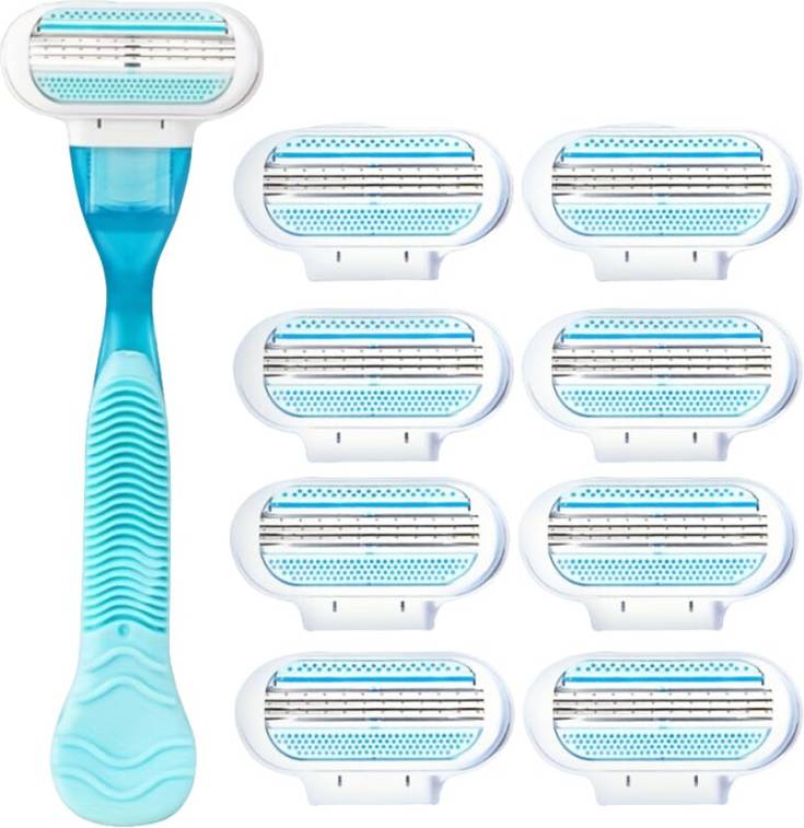 Women's Safety Razor 8 Blades Kit