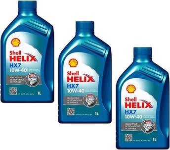 Shell helix Shell Shell Helix HX7 10W-40 3 Liter