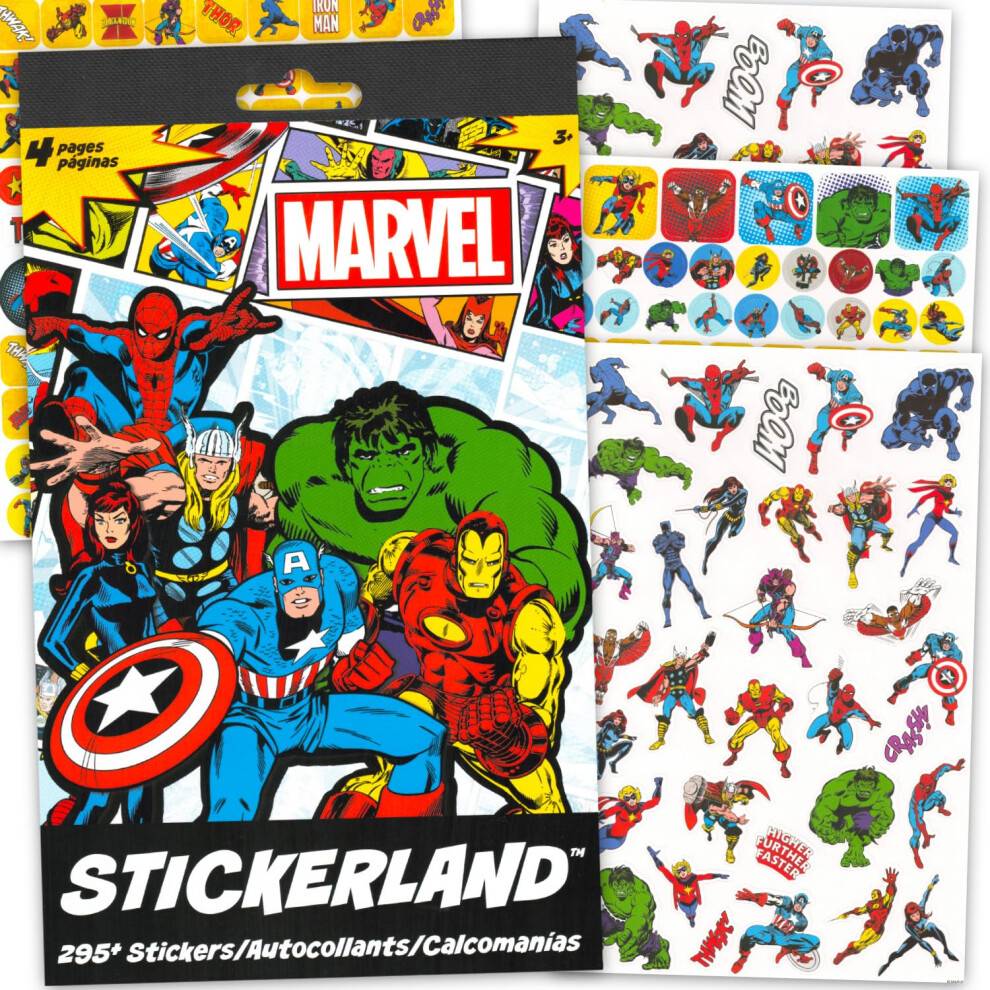 Marvel Potty Training Stickers Bundle