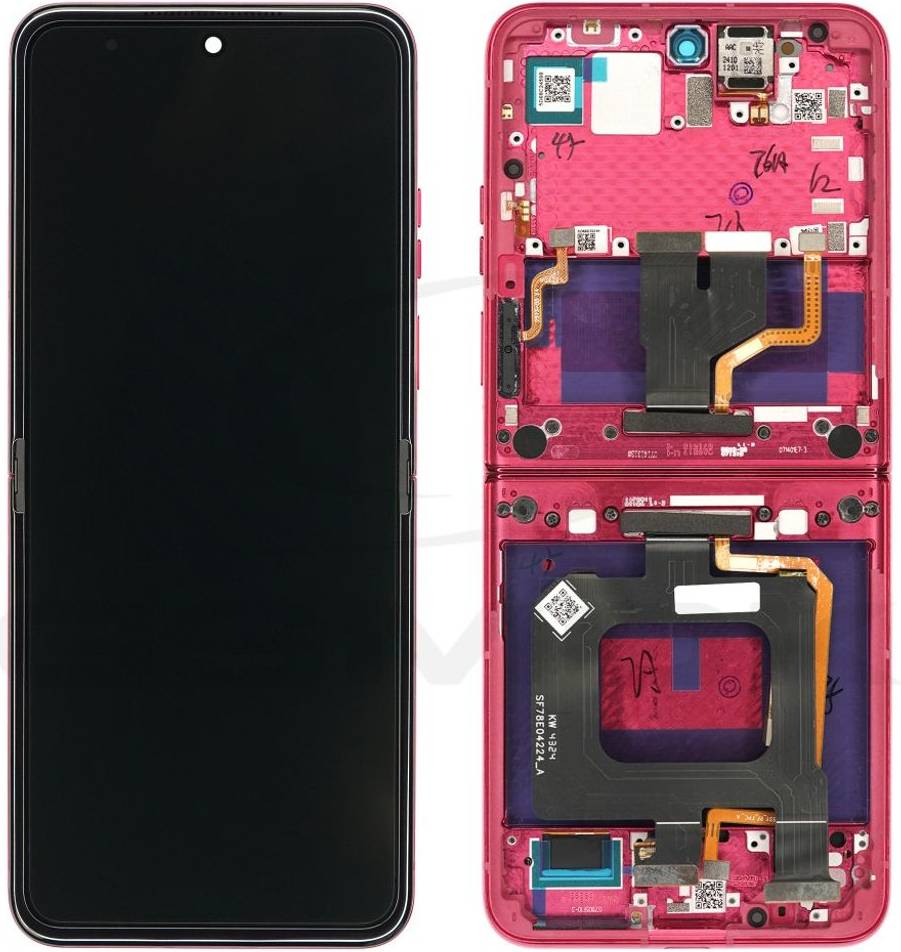 Motorola razr 50 Motorola Razr 50 Ultra LCD Skärm Rosa