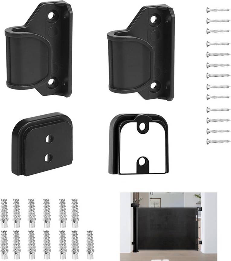 Retractable Baby Gate Extension Kit 2PCs