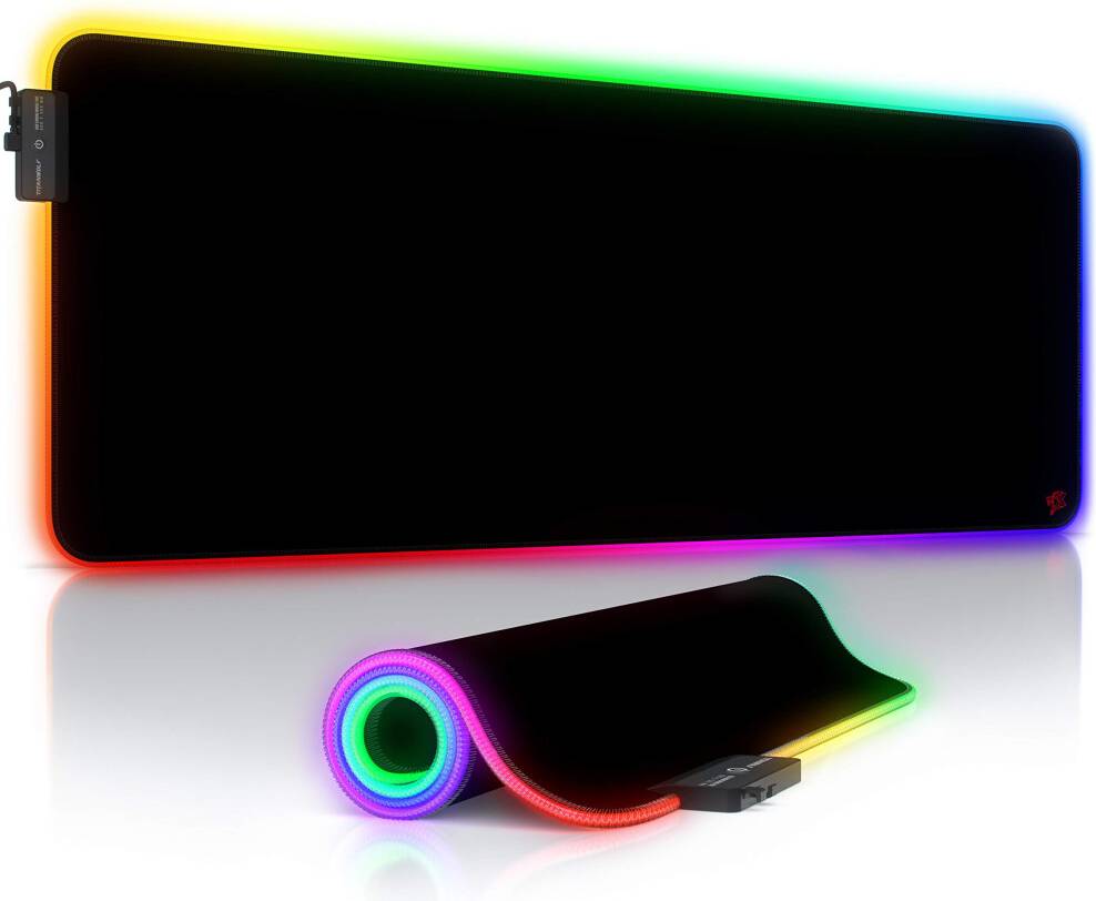 Titanwolf Rgb Gaming Mouse Mat Xxl Extended