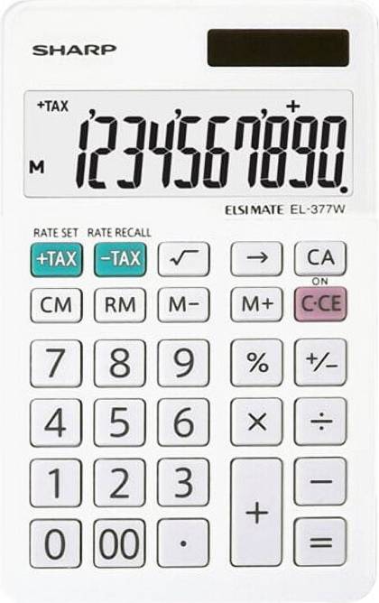 Nextgen EL-377WB 10-Digit Handheld Basic Calculator