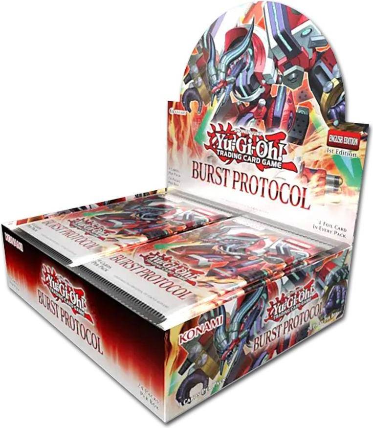 Konami Burst Protocol Booster Box Display