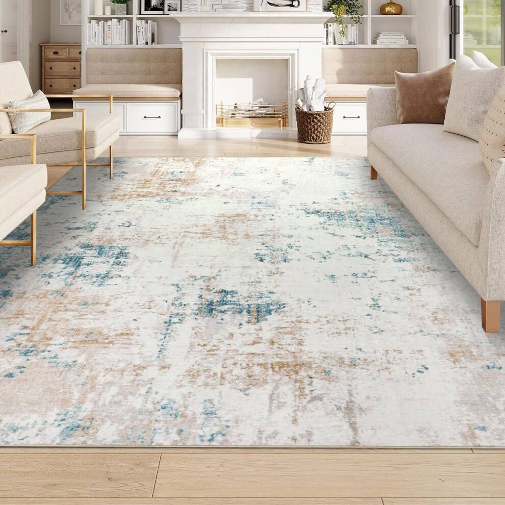 Homcom Extra Large Carpet Rugs 160x230 cm Beige