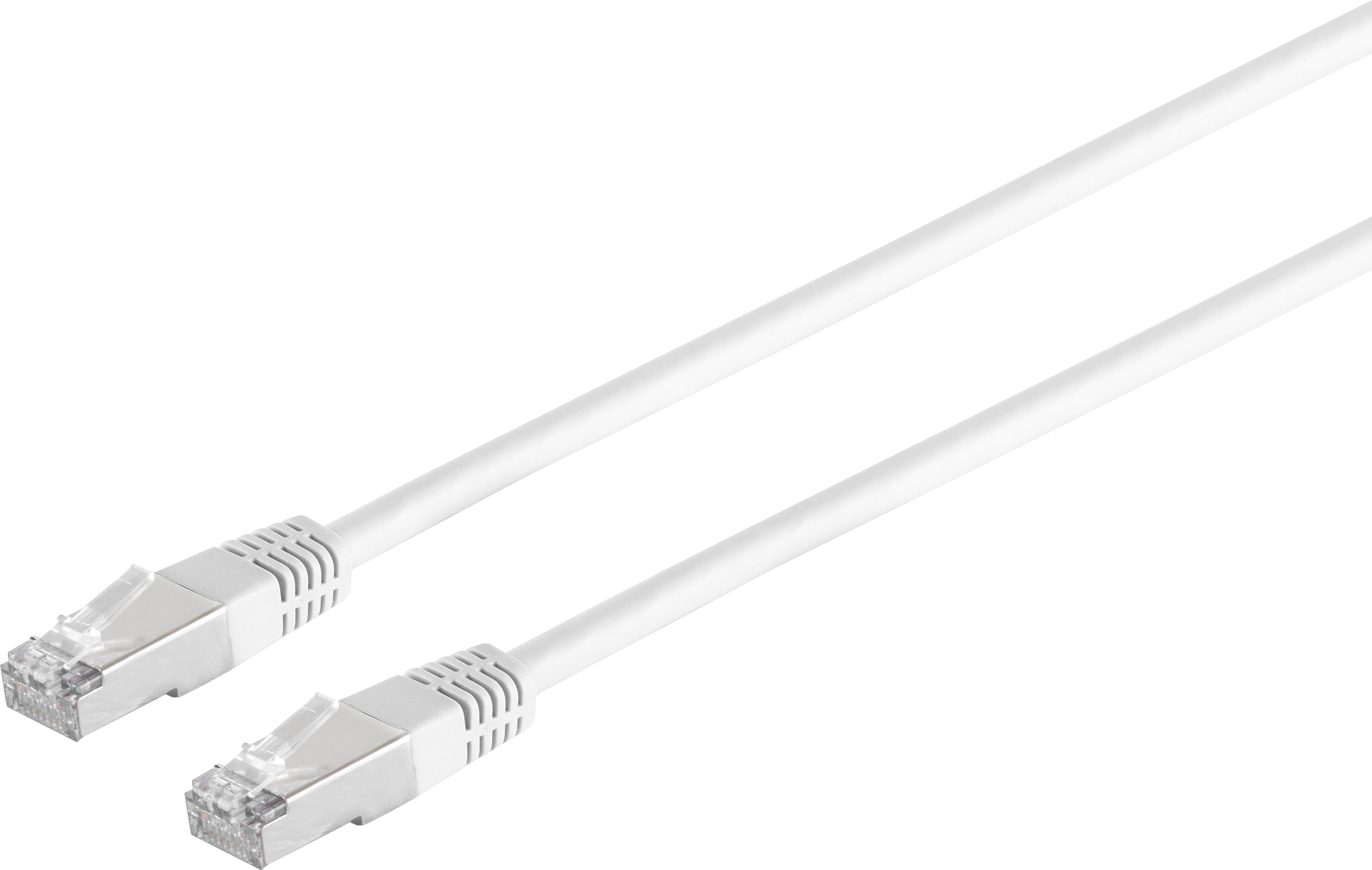 S-Impuls RJ45 Patchkabel Cat 7 Rohkabel PIMF Weiß