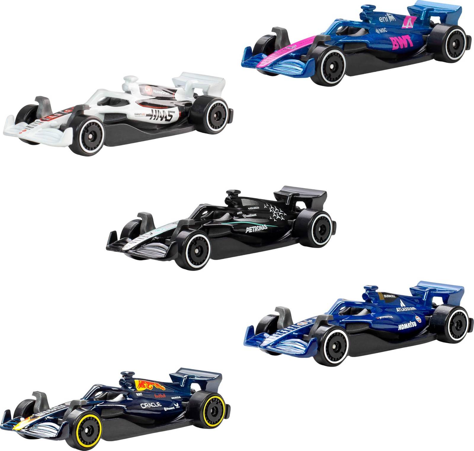 Bilar 5 Pack F1 Racing 2025