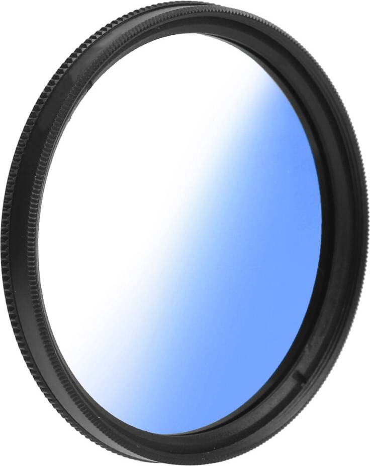 58mm Gradient Blue Lens Filter