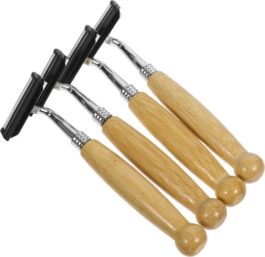 EcoFriendly Bamboo Handle Safety Razor Set