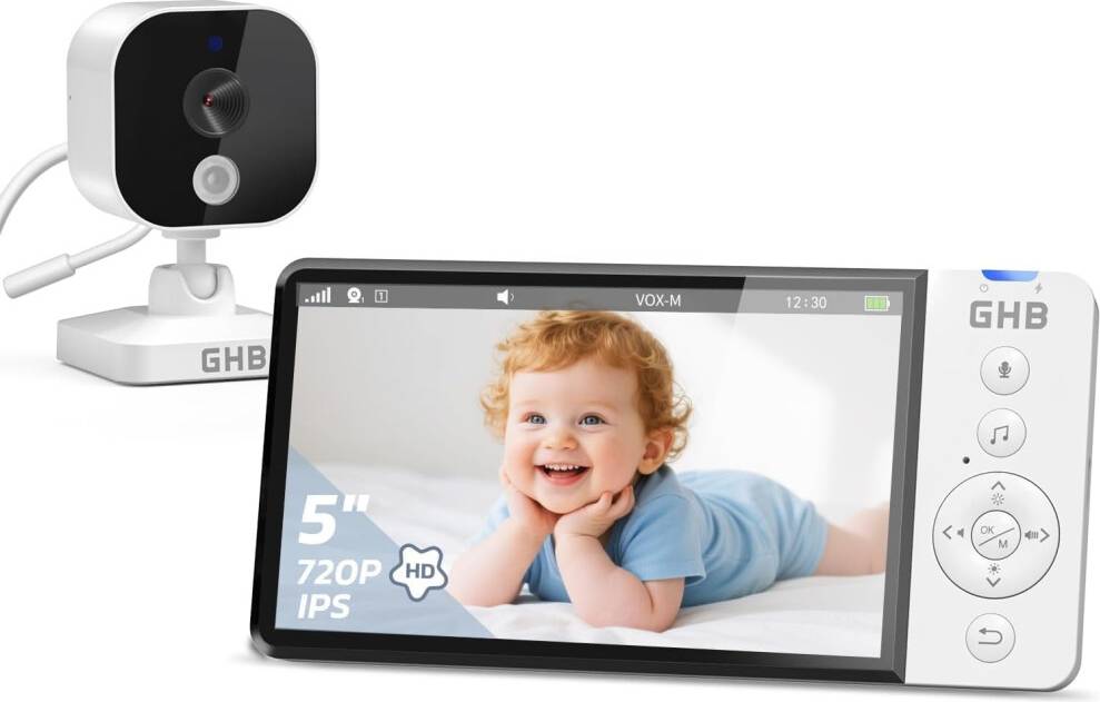 GHB 5-Inch Baby Monitor with Camera
