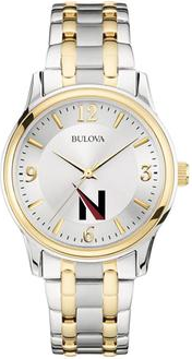 Bulova Silver Gold Ohio Racers Classic Two-Tone Watch
