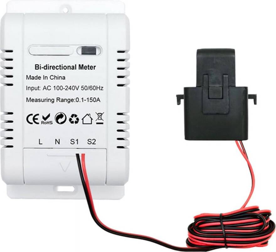 Energimåler Solcelleanlæg ZigBee Energimåler Tangstrømssensor
