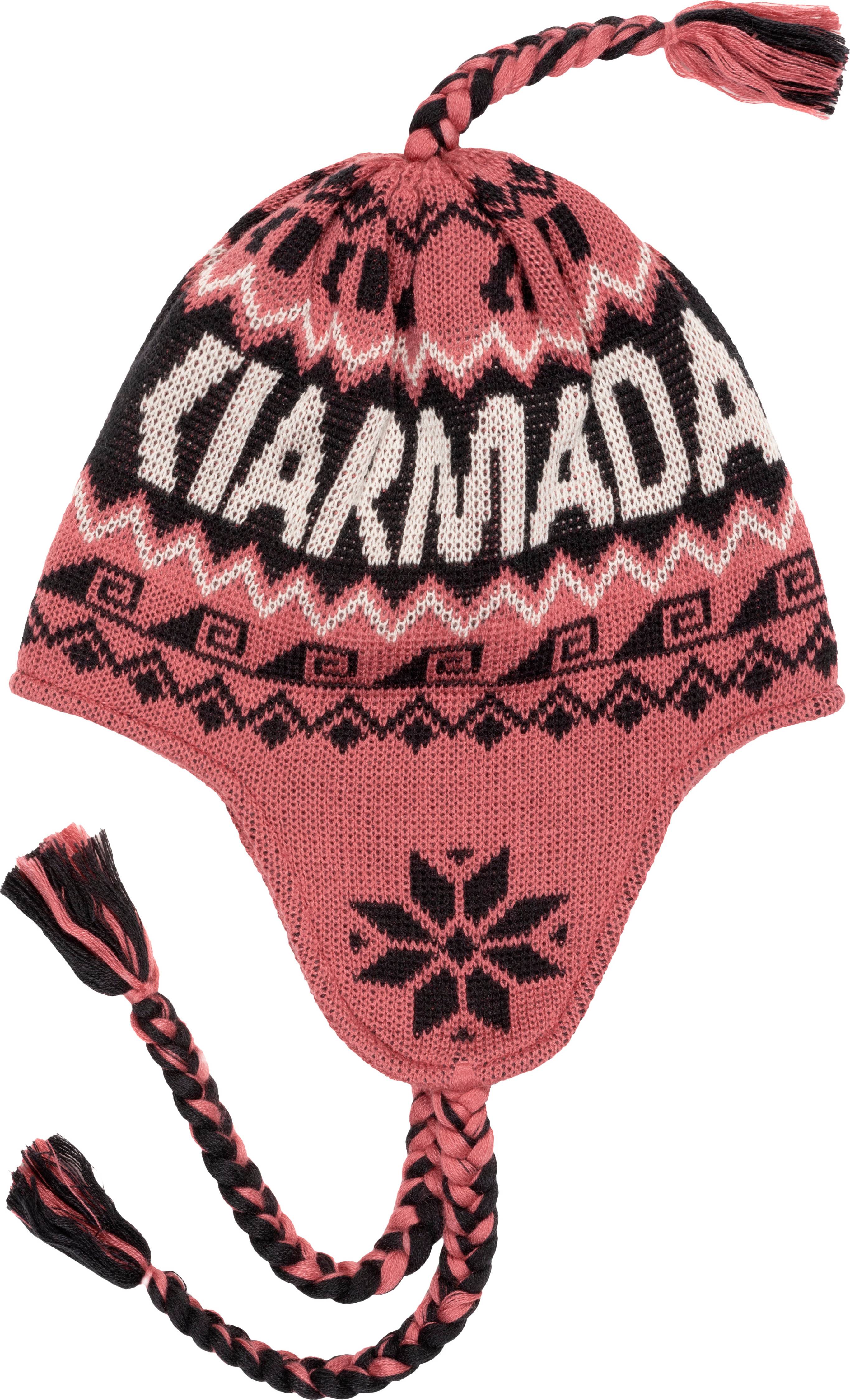 Peruvian Ear Flap Beanie - Rosa
