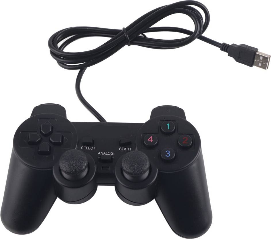 PC Gaming Controller with Cable and Trigger Buttons