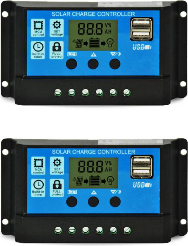 Solar Charge Controller Multiple Protection Function Dual Usb Port
