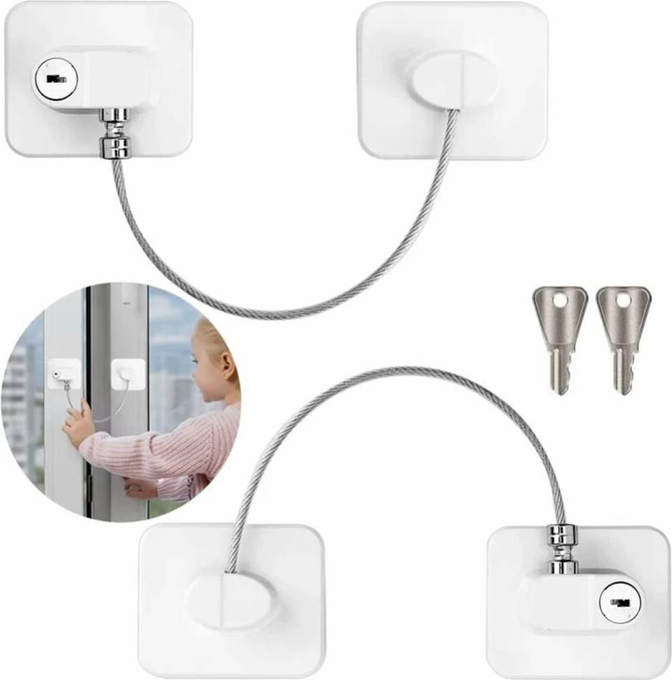 One Hand Operation Refrigerator Lock