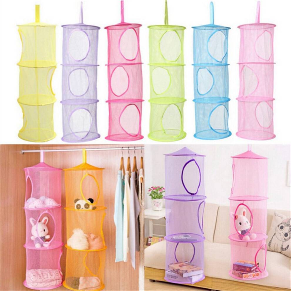 Dechoicelife Multi-Function 3 Shelf Storage Hanging Case