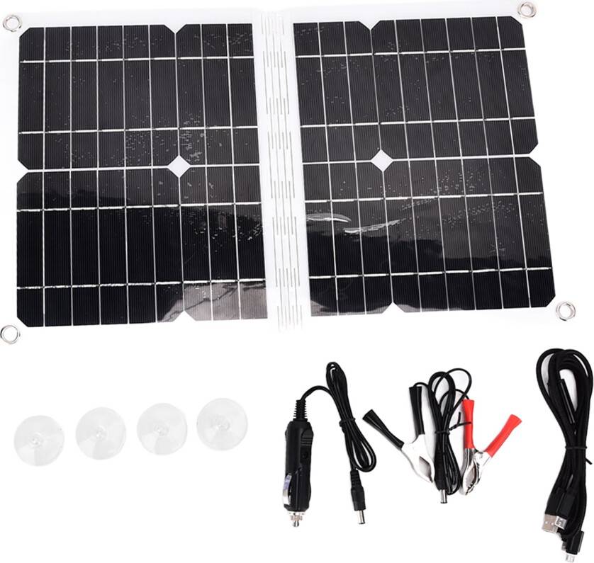 Foldable Solar Panel Kit 18V DC Portable Charger