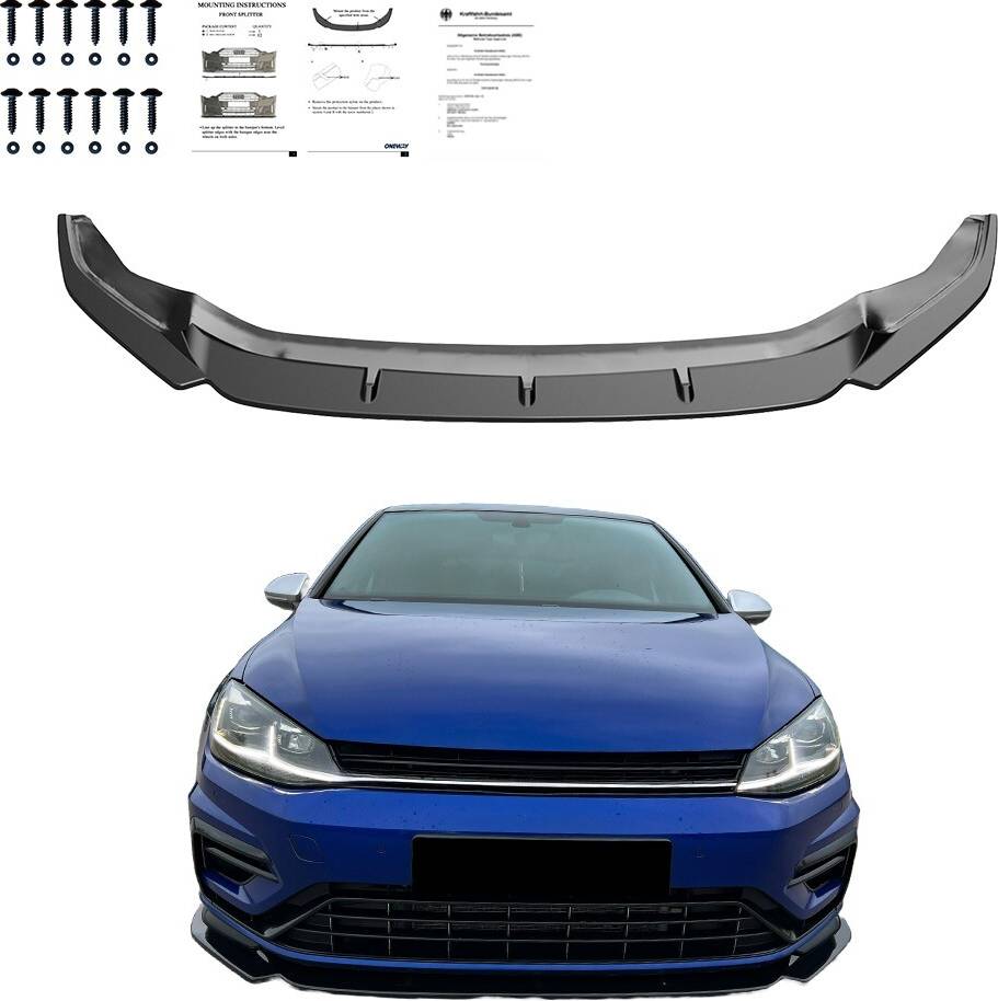 OneWay Front Spoiler Lip VW Golf VII 7.5 HB Variant R
