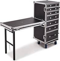 Pro 7-Drawer Single Table Flight Case