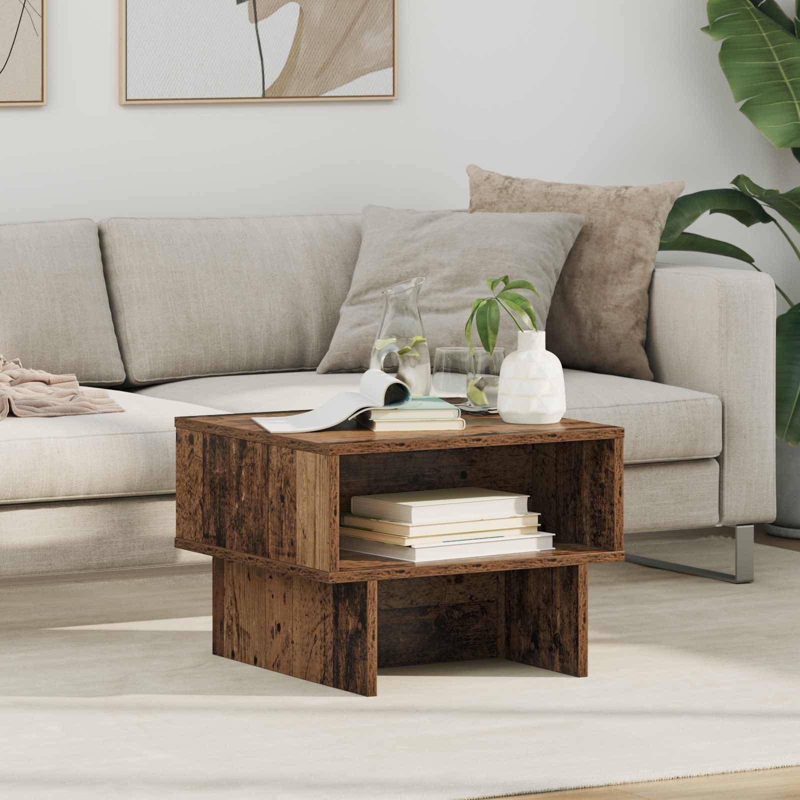 vidaXL Reclaimed Wood Rectangular Coffee Table