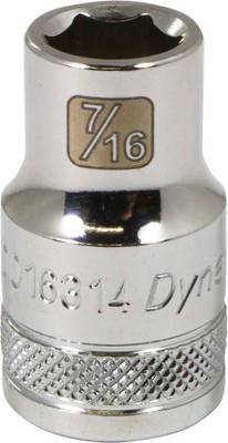 Dynamic 1/2 Drive 6 Point SAE Chrome Finish Socket Bit