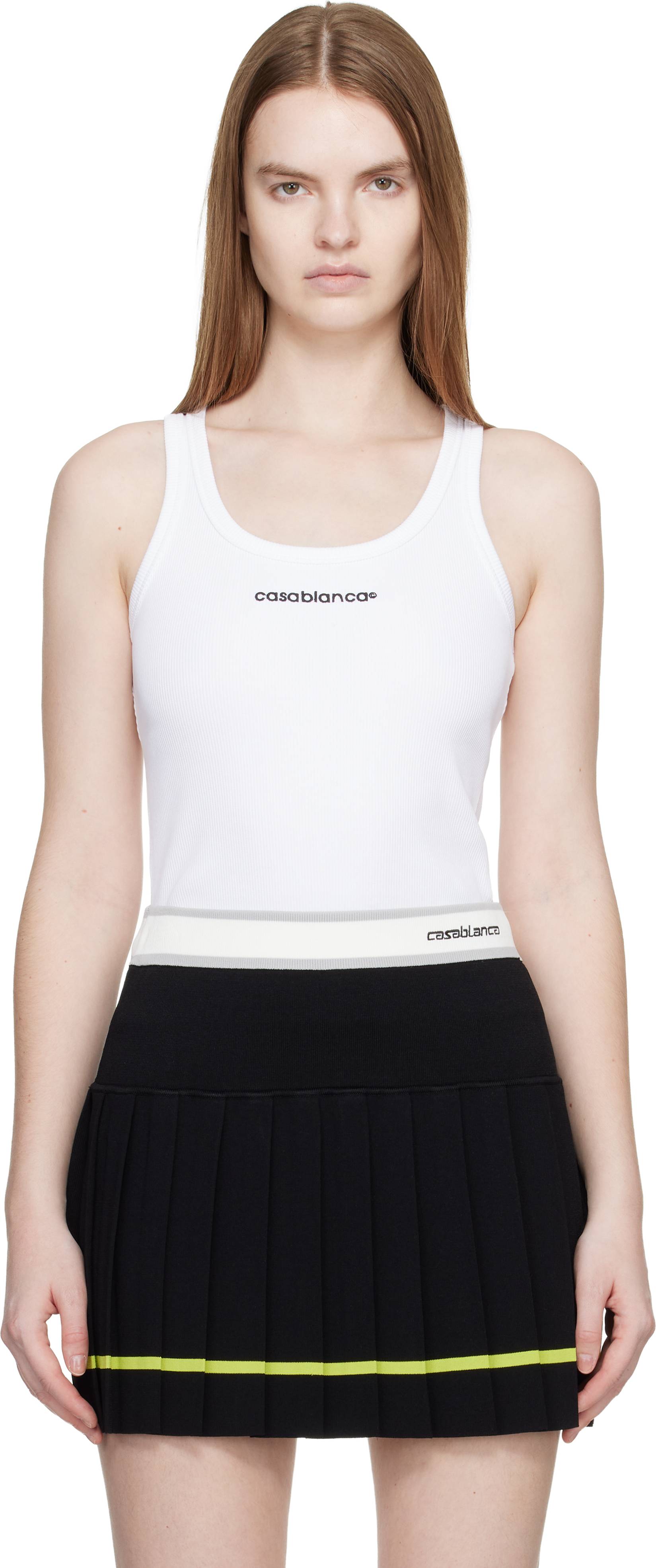 Casa Rib Tank Ld54 - White