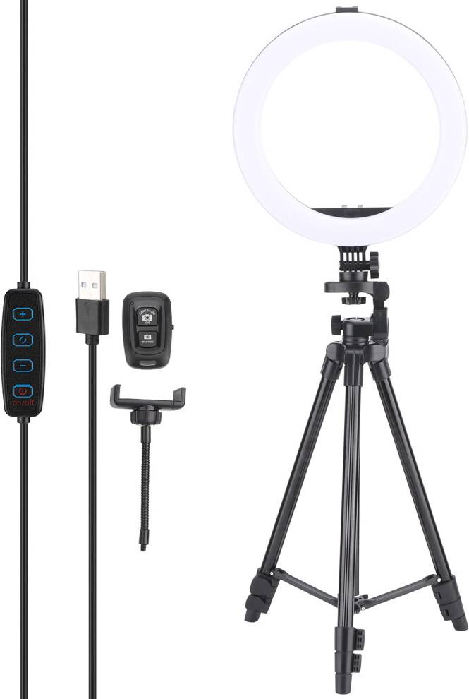 Adjustable Tripod Ring Light Kit