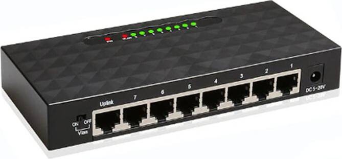 8Port Gigabit Ethernet Switch RJ45