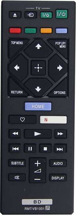 Torribaly RMT-VB1001 Remote Control Blu-Ray Disc