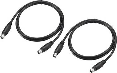Uxcell 2pcs Ps 2 Mouse Keyboard Extension Cable