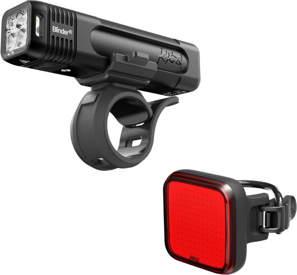 Bike lights set Knog Blinder 1000 Square Rear Bike Light Set