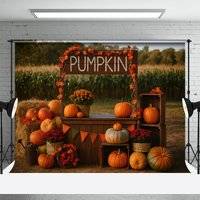 Photo backdrop stand Rustic Pumpkin Patch Stand Backdrop