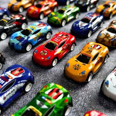 Shein Assorted Mini Alloy Racing Car Toys
