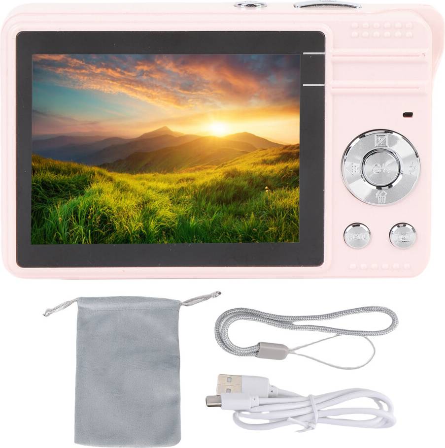 50MP Digital Camera Autofocus 2.8 Inch HD Pink