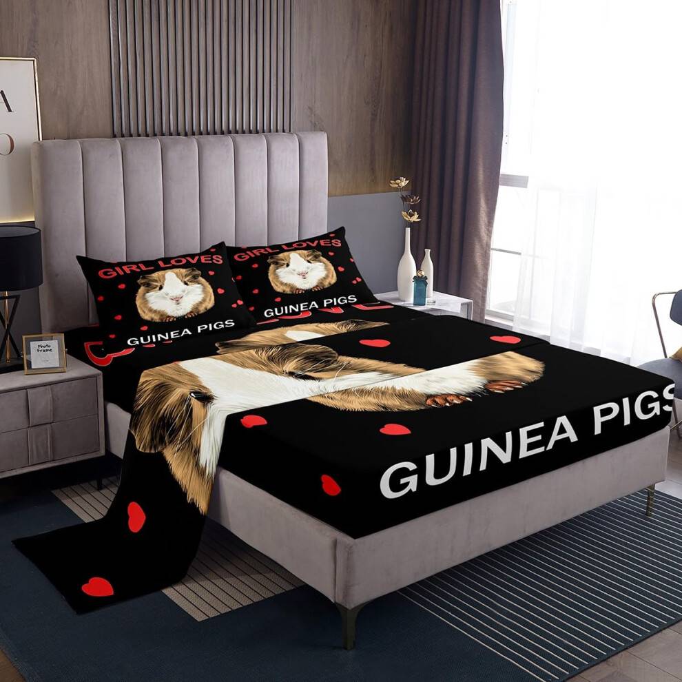 Guinea Pig Bedding Set Cute Cavy Pattern