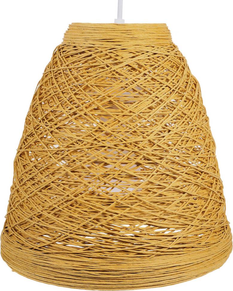 Rattan pendant light ABOOFAN Idyllic Rattan Light Single Head Pendant Lamp