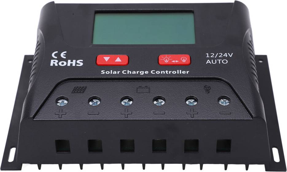 Solar Charge Controller PWM 30A 12V 24V LED USB