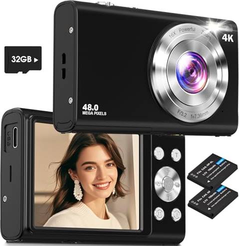 Lecnippy 4K Autofocus Vlogging Camera