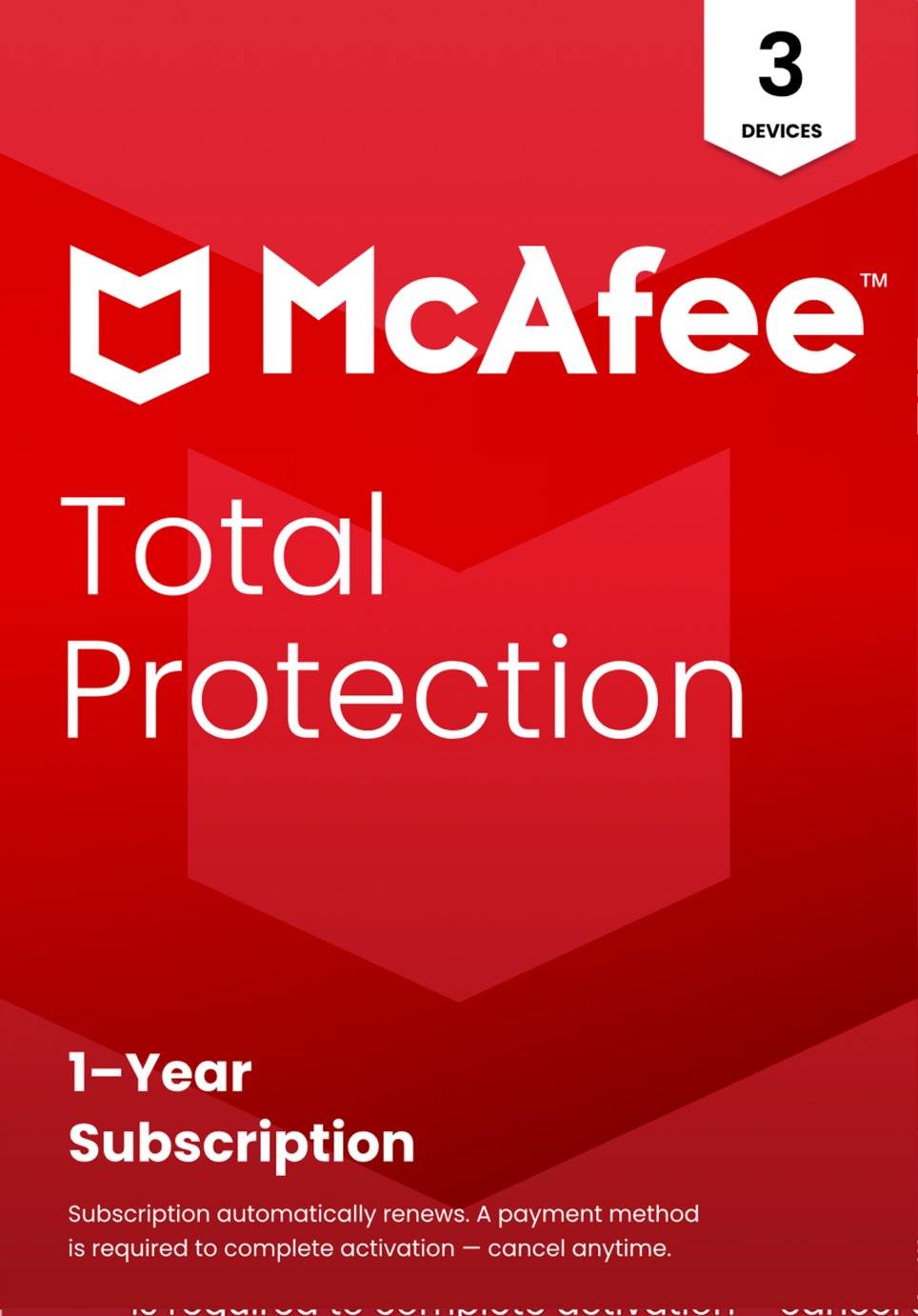 Total Protection 1 Year 3 Device