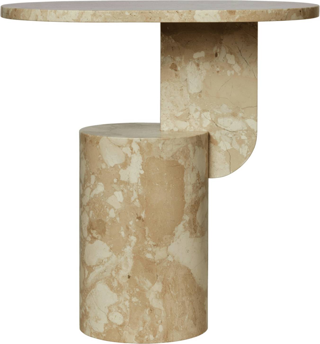 ferm LIVING Insert Side Table Sand Small Table