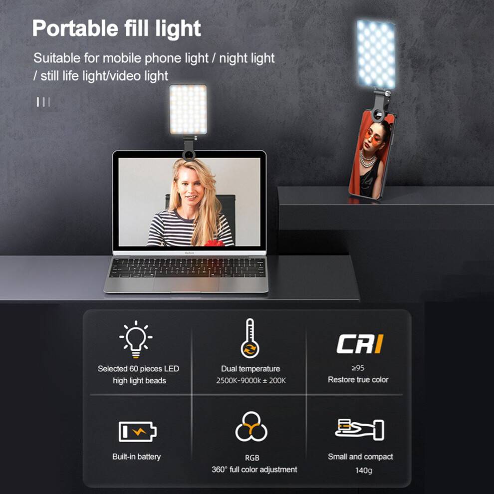 5W Bi-Color LED Pocket Vlog Light