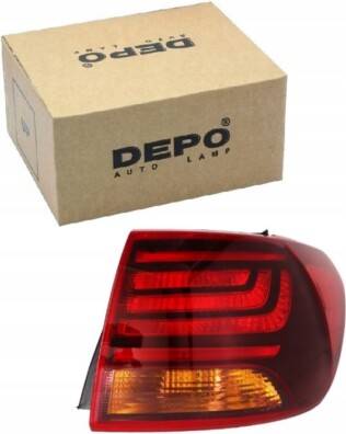 Depo Rear Light Right P21W Without Bulbs