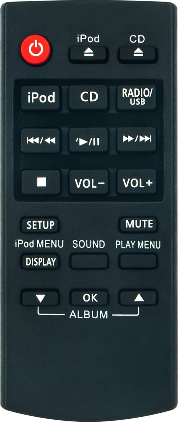 ZdalaMit Replacement Remote N2QAYC000057 for Panasonic Compact Stereo System