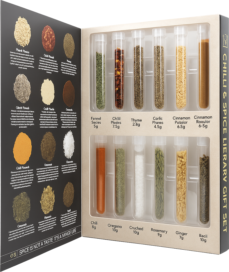 Chilli Spice Library Gift Set 12 Pcs