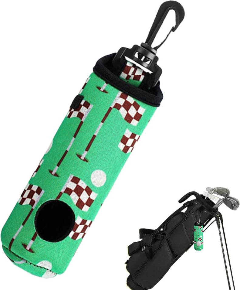 Portable Golf Tee Bag With Keychains