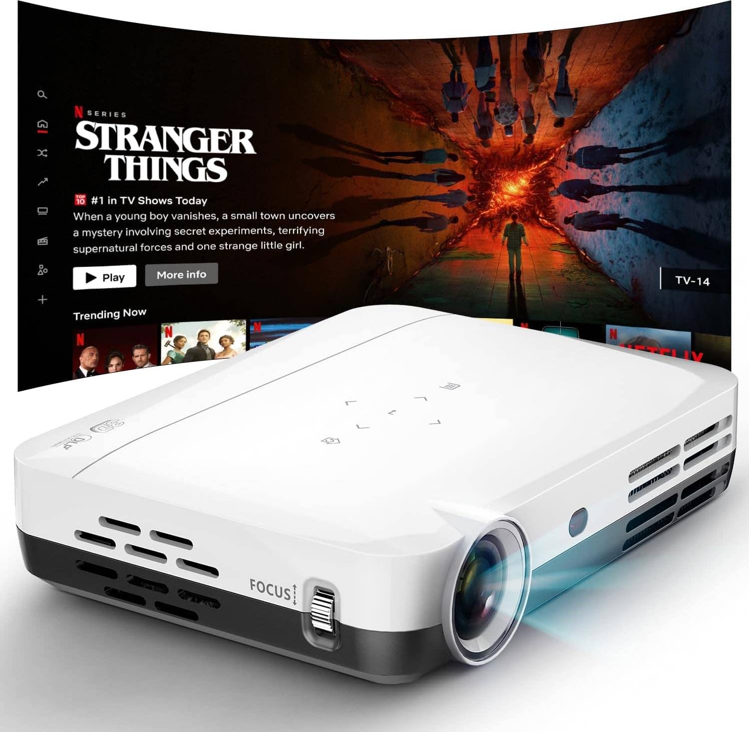 Mini projectors BOSS Projector S7 4K Portable Mini