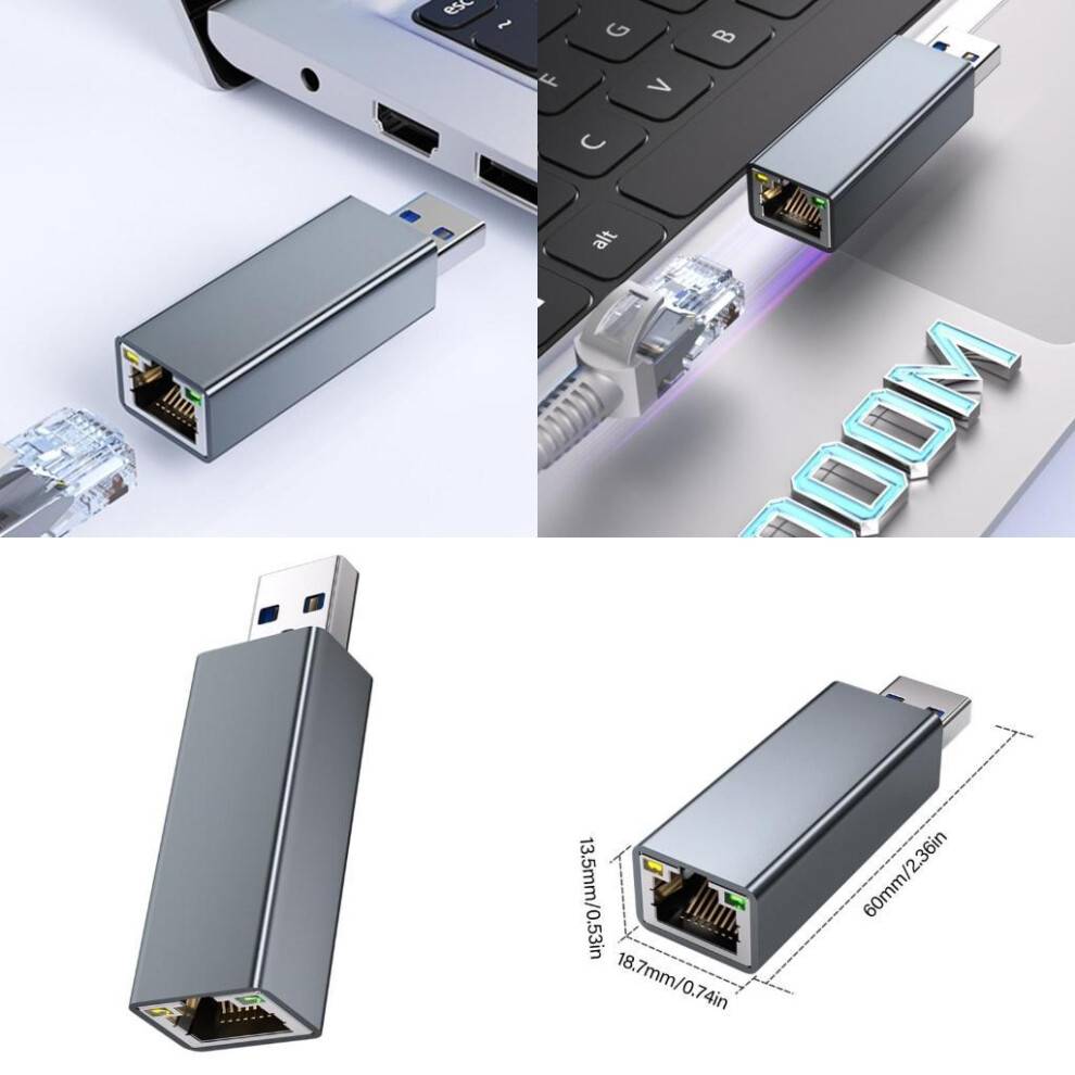 USB3.0 To RJ45 Ethernet Adapter